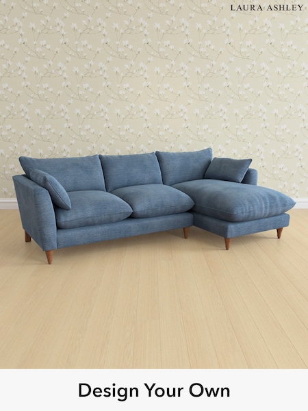Edwin Chenille/Seaspray Blue Casterton By Laura Ashley (H40412) | £2,275