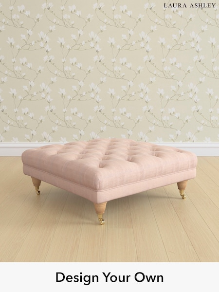 Edwin Chenille/Blush Pink Gloucester Button Back By Laura Ashley (H40414) | £650