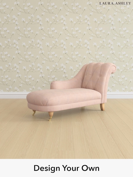 Edwin Chenille/Blush Pink Gloucester Button Back By Laura Ashley (H40414) | £1,150