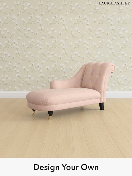 Edwin Chenille/Blush Pink Gloucester Button Back By Laura Ashley (H40414) | £1,150