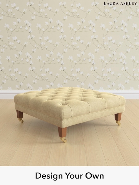Edwin Chenille/Truffle Natural Chatsworth Button Back By Laura Ashley (H40416) | £650
