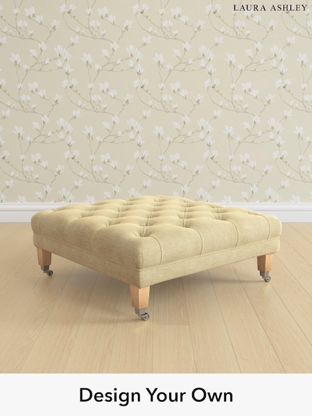 Edwin Chenille/Truffle Natural Chatsworth Button Back By Laura Ashley (H40416) | £650