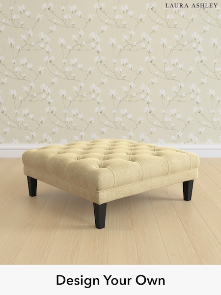Edwin Chenille/Truffle Natural Chatsworth Button Back By Laura Ashley (H40416) | £650
