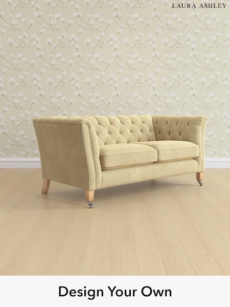 Edwin Chenille/Truffle Natural Chatsworth Button Back By Laura Ashley (H40416) | £1,400