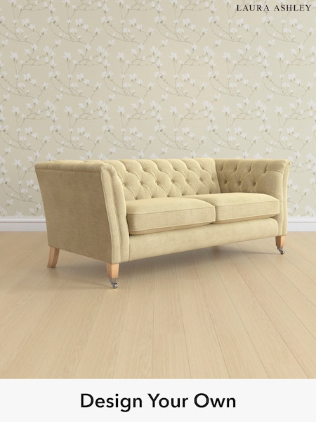 Edwin Chenille/Truffle Natural Chatsworth Button Back By Laura Ashley (H40416) | £1,500