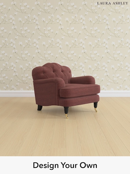 Edwin Chenille/Burgundy Red Havering By Laura Ashley (H40417) | £1,050
