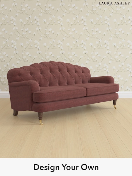 Edwin Chenille/Burgundy Red Havering By Laura Ashley (H40417) | £1,550