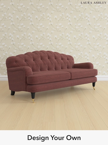 Edwin Chenille/Burgundy Red Havering By Laura Ashley (H40417) | £1,550