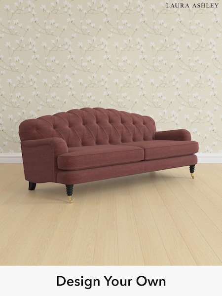 Edwin Chenille/Burgundy Red Havering By Laura Ashley (H40417) | £1,650