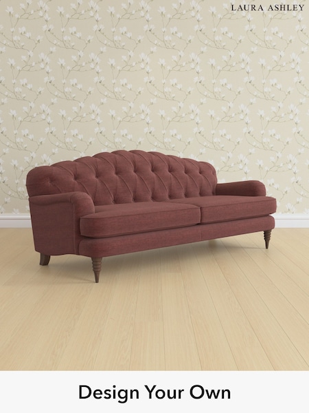 Edwin Chenille/Burgundy Red Havering By Laura Ashley (H40417) | £1,650