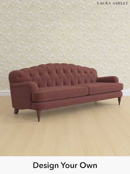 Edwin Chenille/Burgundy Red Havering By Laura Ashley (H40417) | £1,750