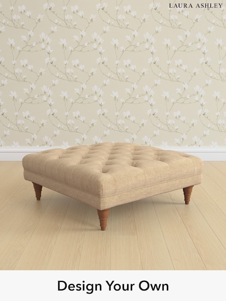 Edwin Chenille/Gold Natural Gloucester Button Back By Laura Ashley (H40419) | £650