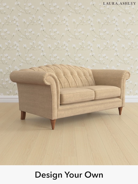 Edwin Chenille/Gold Natural Gloucester Button Back By Laura Ashley (H40419) | £1,400