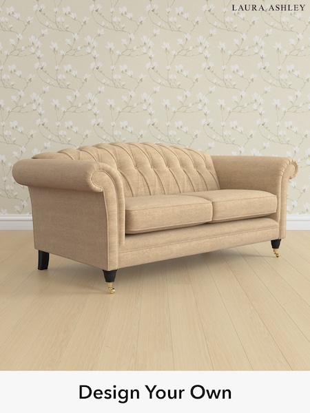 Edwin Chenille/Gold Natural Gloucester Button Back By Laura Ashley (H40419) | £1,500