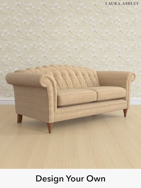 Edwin Chenille/Gold Natural Gloucester Button Back By Laura Ashley (H40419) | £1,500