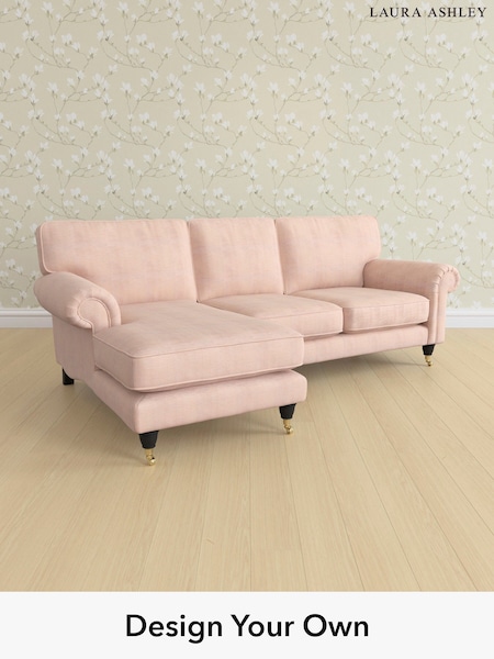 Edwin Chenille/Blush Pink Kingston By Laura Ashley (H40420) | £2,225