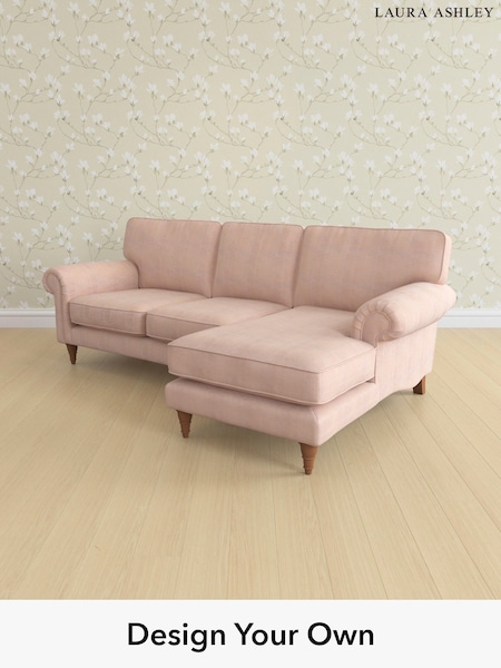 Edwin Chenille/Blush Pink Kingston By Laura Ashley (H40420) | £2,225