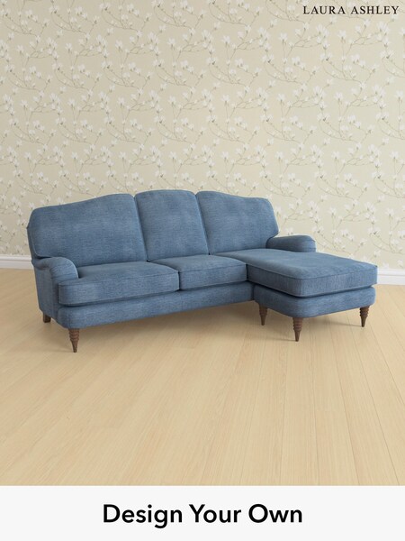 Edwin Chenille/Seaspray Blue Lynden By Laura Ashley (H40426) | £2,400