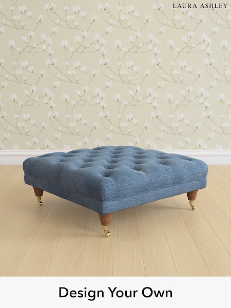 Edwin Chenille/Seaspray Blue Gloucester Button Back By Laura Ashley (H40431) | £650