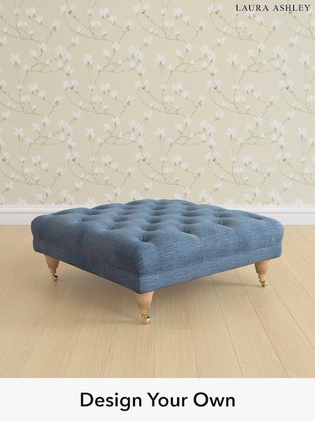 Edwin Chenille/Seaspray Blue Gloucester Button Back By Laura Ashley (H40431) | £650