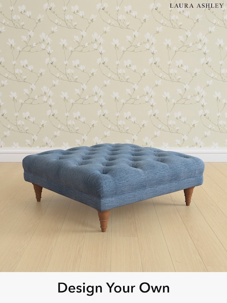 Edwin Chenille/Seaspray Blue Gloucester Button Back By Laura Ashley (H40431) | £650