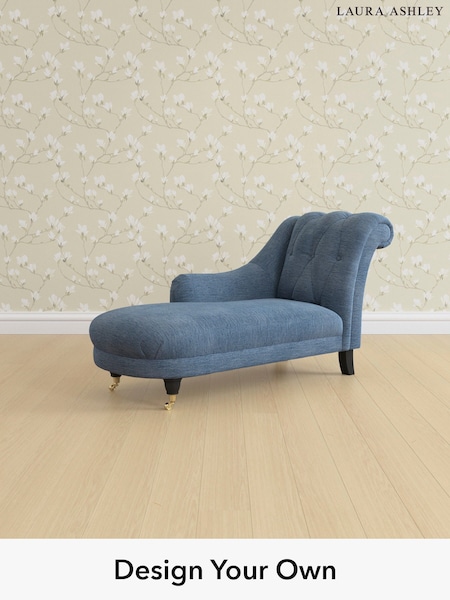 Edwin Chenille/Seaspray Blue Gloucester Button Back By Laura Ashley (H40431) | £1,150