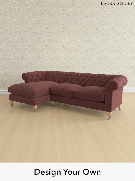 Edwin Chenille/Burgundy Red Penarth By Laura Ashley (H40445) | £2,675