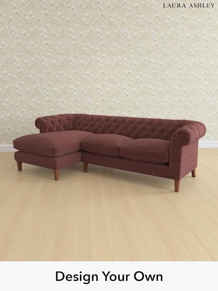 Edwin Chenille/Burgundy Red Penarth By Laura Ashley (H40445) | £2,675