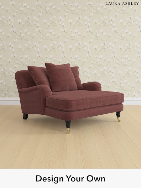 Edwin Chenille/Burgundy Red Lynden Scatter Back By Laura Ashley (H40446) | £1,250