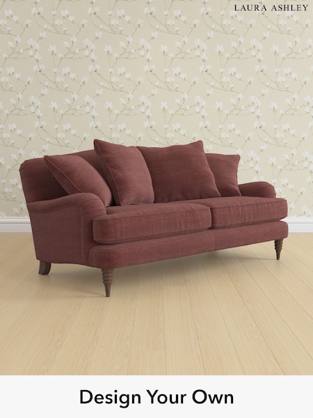 Edwin Chenille/Burgundy Red Lynden Scatter Back By Laura Ashley (H40446) | £1,450