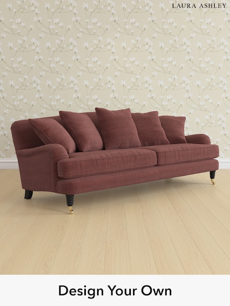 Edwin Chenille/Burgundy Red Lynden Scatter Back By Laura Ashley (H40446) | £1,650