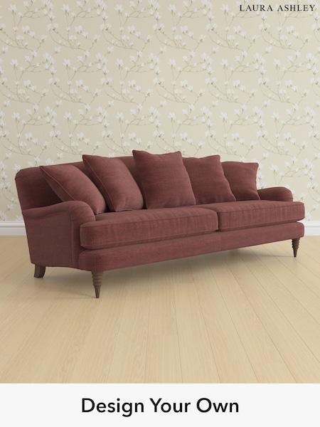 Edwin Chenille/Burgundy Red Lynden Scatter Back By Laura Ashley (H40446) | £1,650