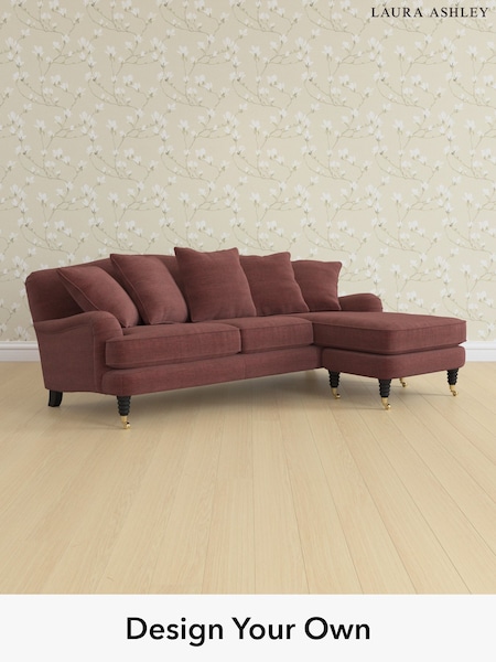 Edwin Chenille/Burgundy Red Lynden Scatter Back By Laura Ashley (H40446) | £2,525