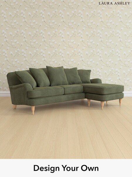Edwin Chenille/Hedgerow Green Lynden Scatter Back By Laura Ashley (H40451) | £2,525