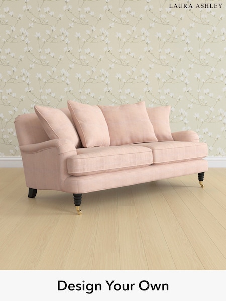 Edwin Chenille/Blush Pink Lynden Scatter Back By Laura Ashley (H40457) | £1,450