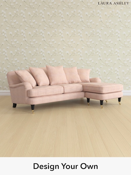 Edwin Chenille/Blush Pink Lynden Scatter Back By Laura Ashley (H40457) | £2,525