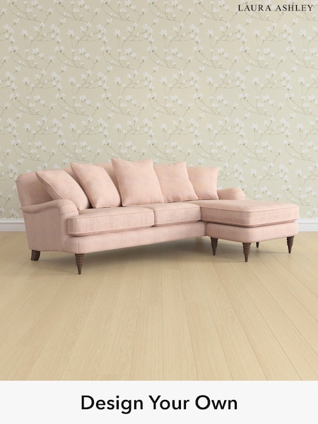 Edwin Chenille/Blush Pink Lynden Scatter Back By Laura Ashley (H40457) | £2,525