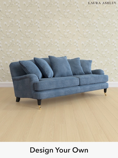 Edwin Chenille/Seaspray Blue Lynden Scatter Back By Laura Ashley (H40459) | £1,550