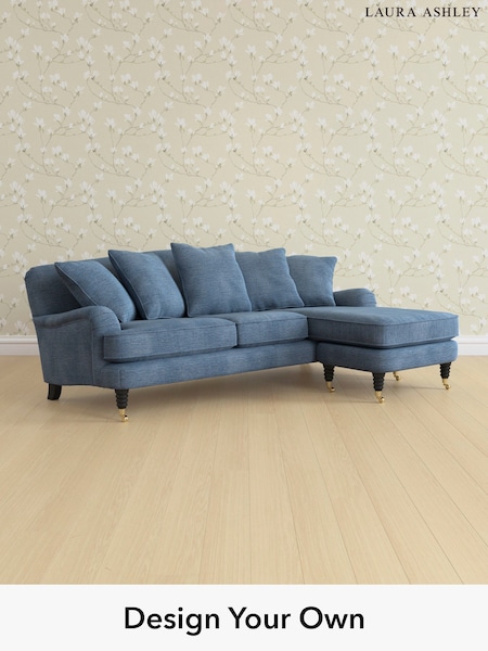 Edwin Chenille/Seaspray Blue Lynden Scatter Back By Laura Ashley (H40459) | £2,525