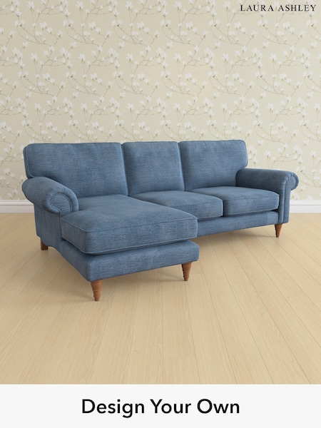 Edwin Chenille/Seaspray Blue Kingston By Laura Ashley (H40460) | £2,225