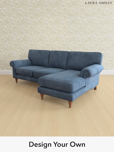 Edwin Chenille/Seaspray Blue Kingston By Laura Ashley (H40460) | £2,225