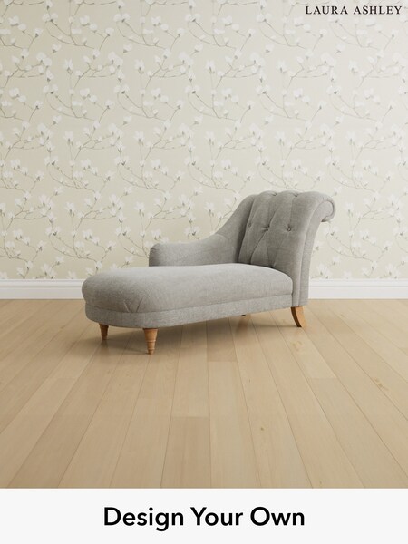 Edwin Chenille/Silver Grey Gloucester Button Back By Laura Ashley (H40464) | £1,150