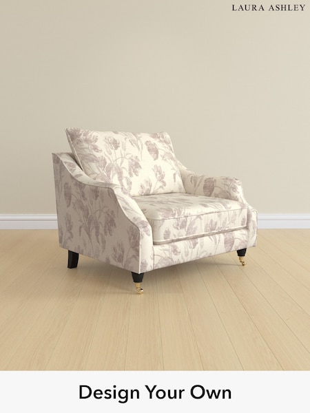 Gosford Weave/Dusky Plum Purple Beverley By Laura Ashley (H40501) | £1,000