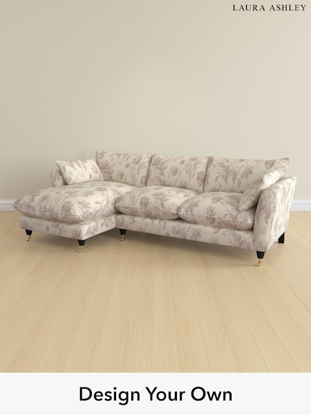 Gosford Weave/Dusky Plum Purple Casterton By Laura Ashley (H40503) | £2,175