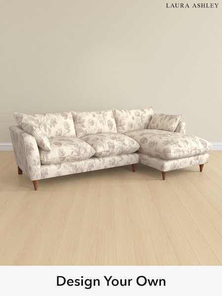 Gosford Weave/Dusky Plum Purple Casterton By Laura Ashley (H40503) | £2,175