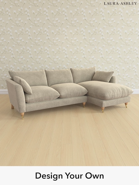 Lundar Chenille/Truffle Natural Casterton By Laura Ashley (H40511) | £2,175