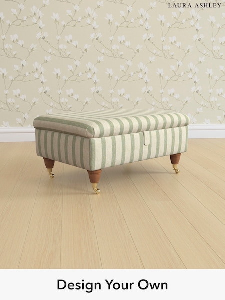 Kinsham Stripe/Hedgerow Green Beaumaris By Laura Ashley (H40521) | £525