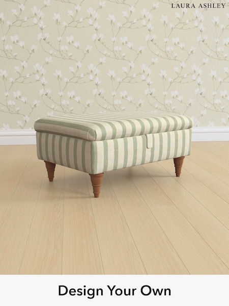 Kinsham Stripe/Hedgerow Green Beaumaris By Laura Ashley (H40521) | £525
