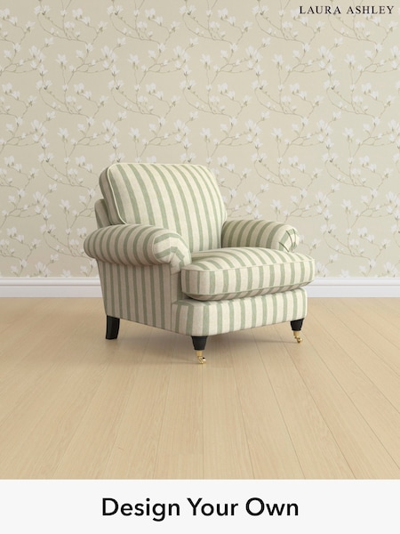 Kinsham Stripe/Hedgerow Green Beaumaris By Laura Ashley (H40521) | £900