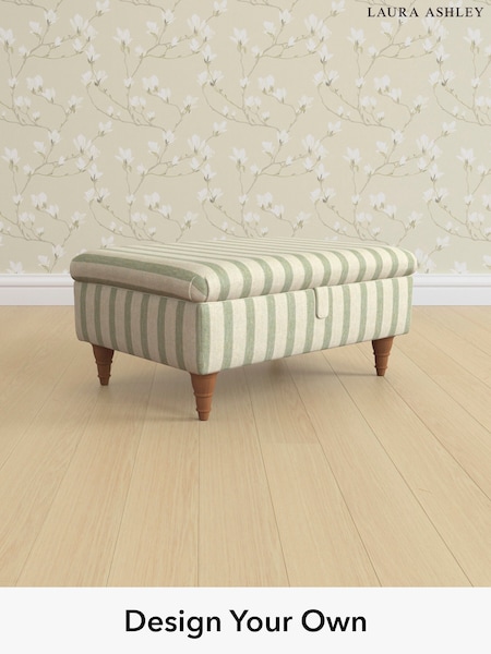 Kinsham Stripe/Hedgerow Green Beverley By Laura Ashley (H40523) | £525